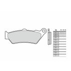 Pastillas de freno sinterizadas Brembo 07BB03SA - motoscamaralweb.com