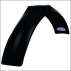 Guardabarros delantero Preston Petty vintage Muder Negro - motoscamaralweb.com