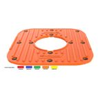 Goma superior caballete fijo Polisport rojo 8985900003 - motoscamaralweb.com