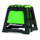 Caballete plegable de plástico Polisport verde 8981500005 - motoscamaralweb.com
