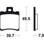 Pastillas de freno Tecnium MF271 Sinterizadas - motoscamaralweb.com