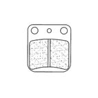 Juego de pastillas sinterizadas CL BRAKES (2408ATV1) - motoscamaralweb.com