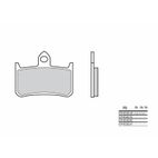 Pastillas de freno sinterizadas de competición Brembo 07HO28RC - motoscamaralweb.com