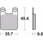 Pastillas de freno orgánicas Brembo 07BB12TT - motoscamaralweb.com