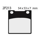 Juego pastillas de freno NISSIN 2P213NS Tra. RGV125/250 - motoscamaralweb.com