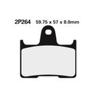 Juego pastillas de freno NISSIN 2P264NS Tra. 1200 XT - motoscamaralweb.com