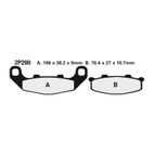 Juego pastillas de freno NISSIN 2P280NS Tra. RGV250 93 - motoscamaralweb.com