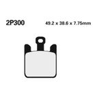 Juego pastillas de freno NISSIN 2P300ST Del. ZX10-R 04-07 - motoscamaralweb.com