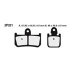 Juego pastillas de freno NISSIN 2P321ST YZF-R1 07 - motoscamaralweb.com