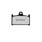 Juego pastillas de freno NISSIN 2P208NS Del. 750 GSX-R 88-93 - motoscamaralweb.com