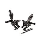 Estriberas retrasadas GILLES VCR38. negro - motoscamaralweb.com