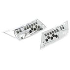 Intermitente trasero V PARTS tipo origen LED cromado Piaggio Zip 50 - motoscamaralweb.com