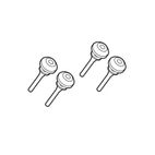 Recambio topes de goma para parrilla SHAD - motoscamaralweb.com