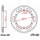 Corona JT SPROCKETS acero estándar 463 - Paso 428 - motoscamaralweb.com