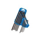 Juego de 10 llaves allen DRAPER Largo - motoscamaralweb.com