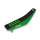 Funda de asiento Blackbird Doble agarre 3 Kawasaki negro/verde 1427H - motoscamaralweb.com
