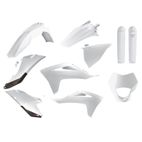 Kit de plástica POLISPORT blanco Gas Gas EC - motoscamaralweb.com
