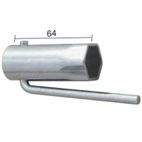 Llave de bujía para ciclomotores plegable hexágono 21mm BUZZETTI - motoscamaralweb.com