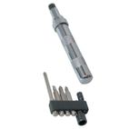 Kit mini destornillador de percusión con cabezas intercambiables BUZZETTI - motoscamaralweb.com