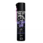 Grasa de cadena Muc-Off Wet Chain Lube Spray 400ml (para húmedo) - motoscamaralweb.com