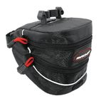 Bolsa bajo sillín de bicicleta MACH Oversize. Anclaje rápido. 2 cremalleras. - motoscamaralweb.com