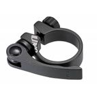 Abrazadera cierre tija de sillín de bicicleta V BIKE cierre rapido - Ø31.8mm Negro - motoscamaralweb.com