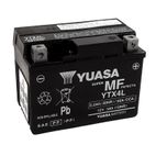 Batería YUASA W/C activada de fábrica sin mantenimiento - YTX4L (FA) - motoscamaralweb.com
