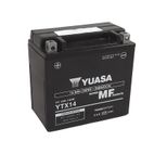 Batería YUASA W/C activada de fábrica sin mantenimiento - YTX14 (FA) - motoscamaralweb.com