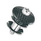 Araña + tapon direccion A-HEAD. Carbono - motoscamaralweb.com