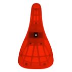Sillín para tija pivotante VELO VL7101 nylon translucido rojo - motoscamaralweb.com