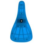 Sillín para tija pivotante VELO VL7101 nylon translucido azul - motoscamaralweb.com