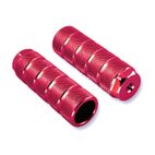 Juego reposapies rojo bici M14. - motoscamaralweb.com