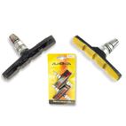 Juego de 4 zapatas V-BRAKE. Amarillo - motoscamaralweb.com