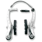 Juego de frenos V-Brake ALU. Rojo - motoscamaralweb.com