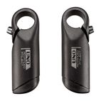 Apéndices de manillar UNO. 110mm. Anatómicos. Negros - motoscamaralweb.com