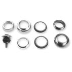 Juego de direccion A-HEAD. Acero 1-1/8 Cromo - motoscamaralweb.com