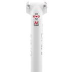 Tija de sillín UNO TS 639 - 350mm Ø27.2 Blanca - motoscamaralweb.com