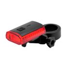 Luz trasera bicicleta LED con luz de freno inteligente. batería integrada recargable USB - motoscamaralweb.com