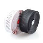 Cinta para manillar de carretera VELO microfibra perforada Blanca - motoscamaralweb.com