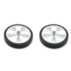 Par de ruedas completas para estabiciclo llanta blanca - motoscamaralweb.com