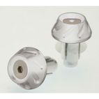 Punteras de manillar BIHR Ø14-17mm Plata - motoscamaralweb.com