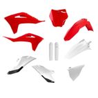 Kit de plástica Polisport. Rojo/Blanco - motoscamaralweb.com