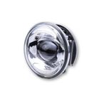 Cristal de faro SHIN YO LED 4 cromo - motoscamaralweb.com