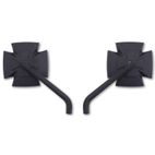 Juego de retrovisores HIGHSIDER Iron Cross - motoscamaralweb.com
