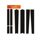 Kit adhesivos protectores cuadro ALGIS texture Gravel/Carretera negro - motoscamaralweb.com