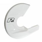 Protector de disco y pinza RFX Pro (blanco) Universal para adaptarse a los soportes de protector de disco RFX - motoscamaralweb.