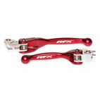 Juego de manetas flexibles forjadas RFX (rojo) - Honda CRF250/450 - motoscamaralweb.com