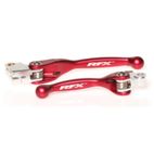 Juego de manetas flexibles forjadas RFX (rojo) - motoscamaralweb.com