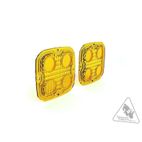 Kit de tulipas amarillas Denali TriOptic D4 Lights - motoscamaralweb.com