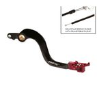 Pedal de freno trasero RFX Pro FT (negro/rojo) - Honda CR250 - motoscamaralweb.com